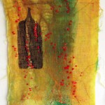 dyed, printed, stitched textiles